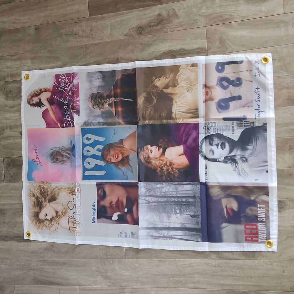 Taylor Swift Fabric Album Poster
